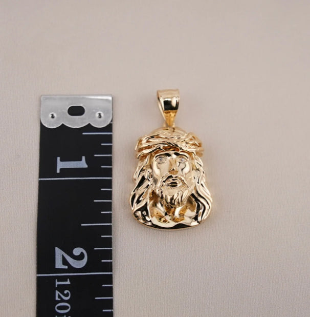 14K Jesus Head